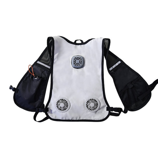 Unisex nan leichte kühlende Jacke mit integrierter Ventilator-Technologie und Kapuze EB