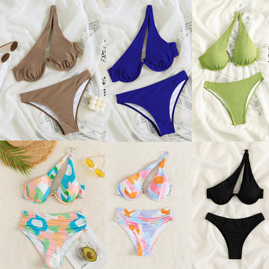 Damen Triangel-Bikini mit raffiniertem Schnitt EB