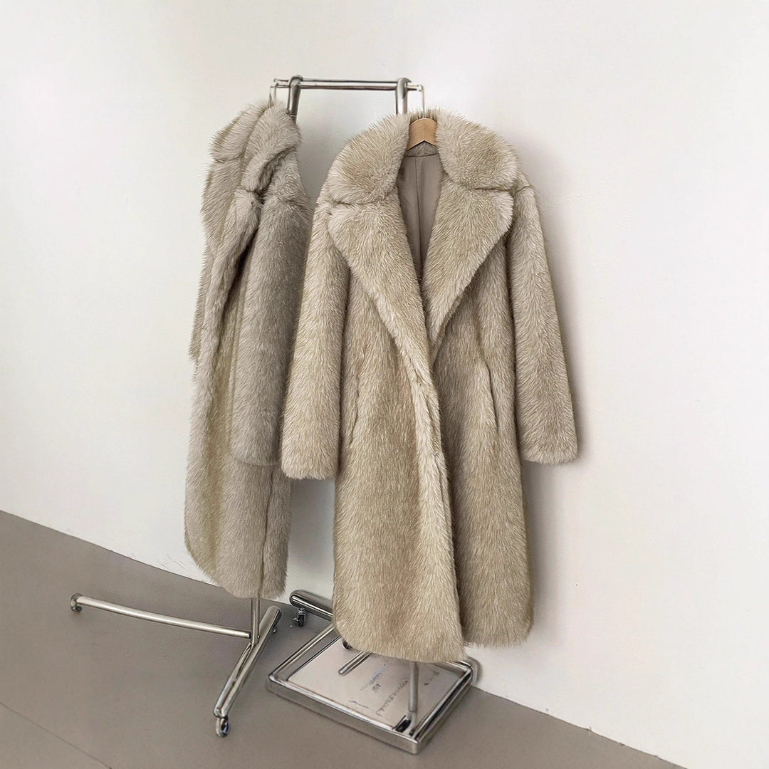 Damen Langhaarmantel für elegante Anlässe EB