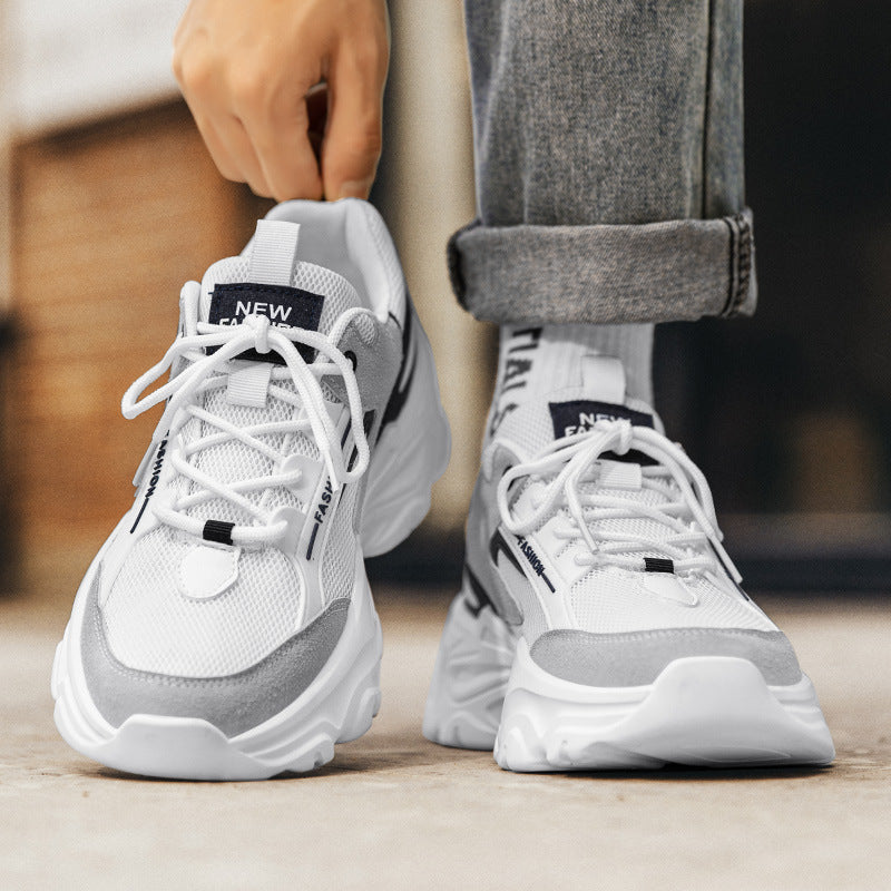 Damen Freizeit Sneakers mit atmungsaktivem Mesh-Obermaterial und stoßdämpfender Sohle EB