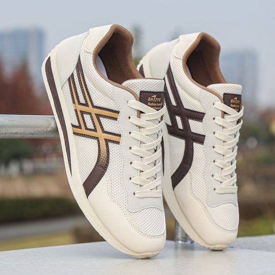 Damen Sportliche Lifestyle Sneakers mit atmungsaktiver Mesh-Oberfläche und rutschfester Sohle EB