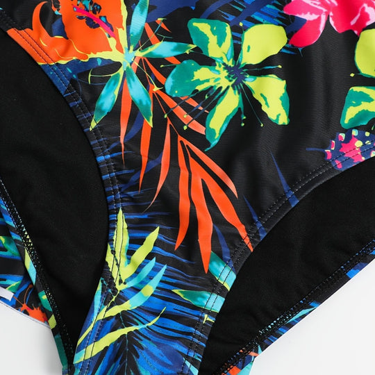 Damen Schwimmanzug mit elegantem Wickeldesign EB