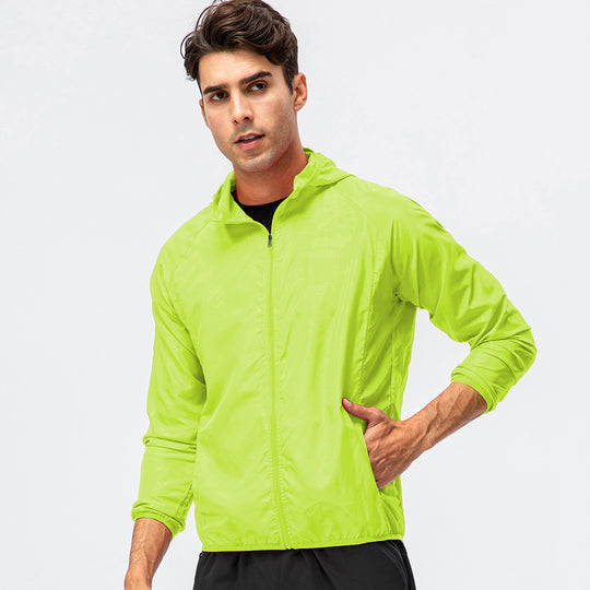 Herren leichte Laufjacke mit atmungsaktiven Eigenschaften und reflektierendem Design EB