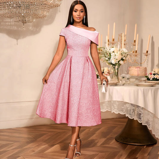 Damen elegantes A-Linien Kleid EB