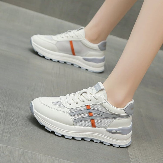 Damen Sportliche Sneakers mit atmungsaktivem Mesh-Obermaterial und dämpfender Sohle EB
