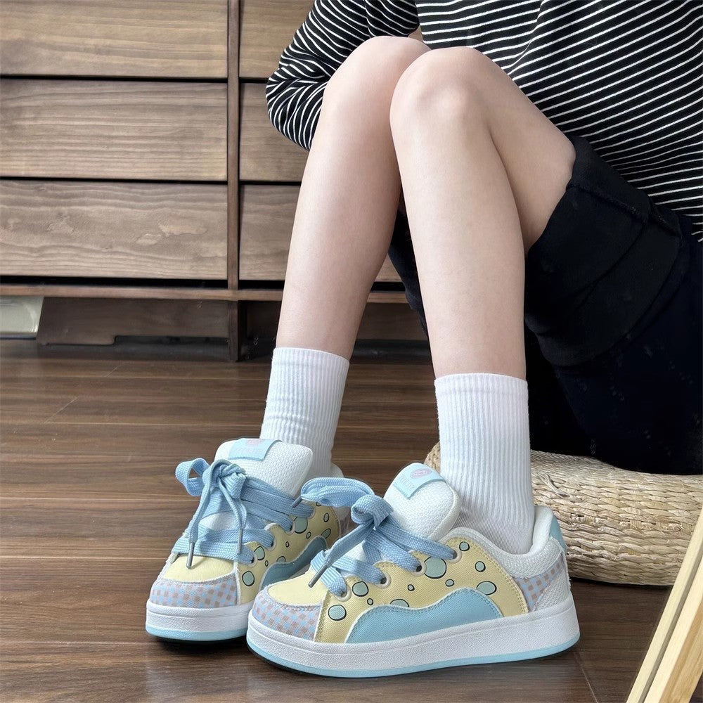 Damen Sportliche Sneakers mit verspieltem Design und atmungsaktiver Struktur EB
