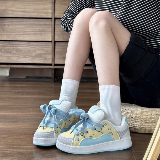 Damen Sportliche Sneakers mit verspieltem Design und atmungsaktiver Struktur EB
