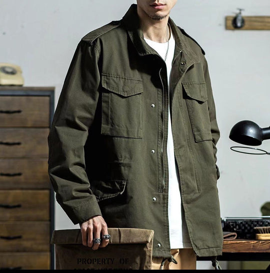 Damen Utility-Jacke im Military-Stil EB