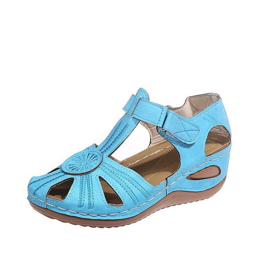 Damen Schnürsandalen mit offenem Zehenbereich und ergonomischer Sohle EB