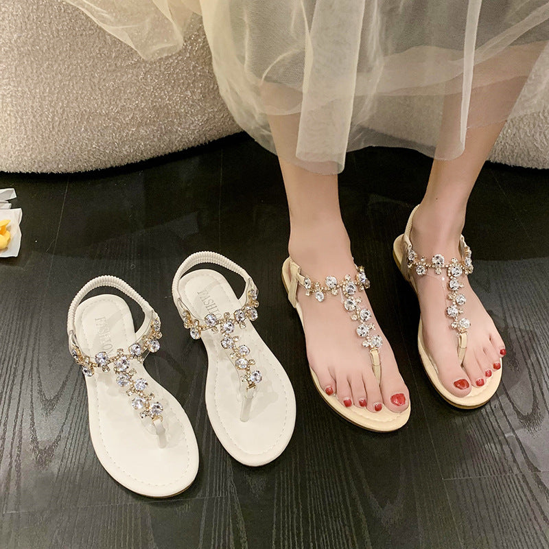 Damen Glitzernde Sandalen EB