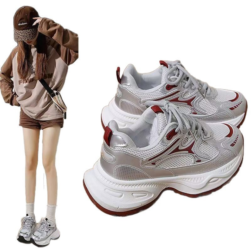 Damen Sportliche Sneakers mit modernem Design und atmungsaktivem Obermaterial EB