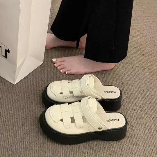 Damen Komfortable Clogs mit trendigem Riemendesign EB