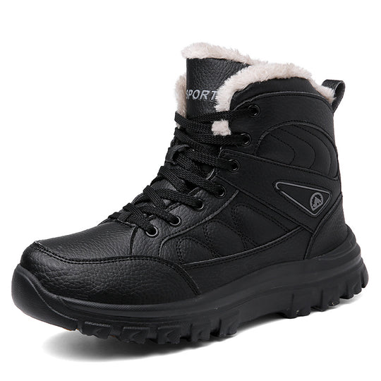 Damen gefütterte Winterstiefel mit rutschfester Sohle und isolierendem Innenfutter EB