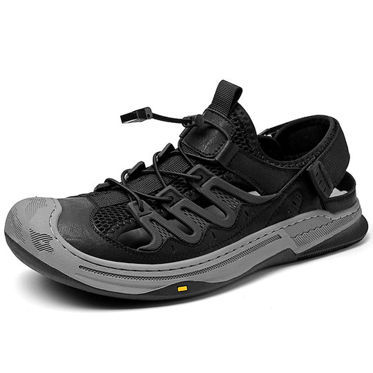 Herren Sportliche Wassersandalen mit rutschfester Sohle und schnellschnürbarem System EB