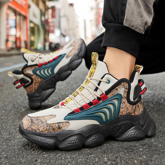 Damen Sportliche High-Top Sneaker mit innovativer Dämpfungstechnologie und atmungsaktivem Design EB