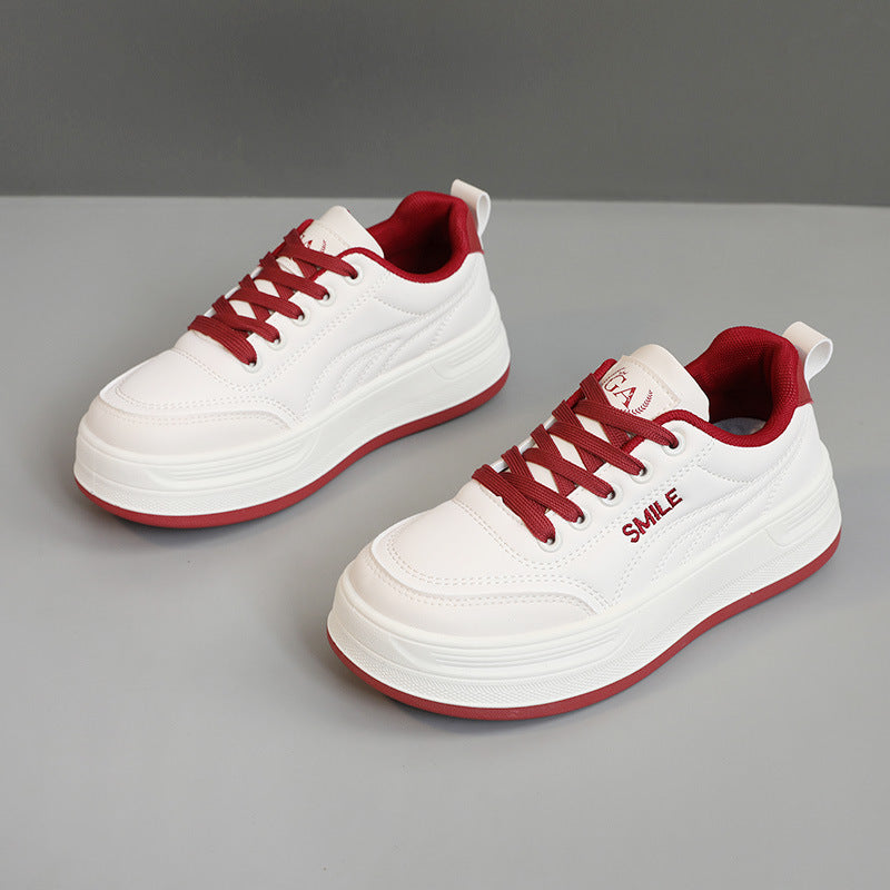 Damen modische Sneakers mit gepolsterter Sohle und atmungsaktiver Obermaterialstruktur EB