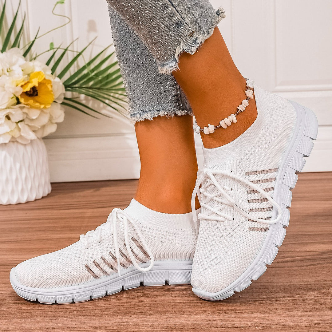 Damen Sportliche Komfort-Sneaker mit atmungsaktivem Obermaterial EB