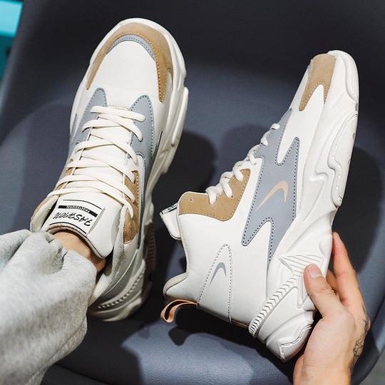 Damen Modische High-Top Sneakers mit atmungsaktivem Obermaterial und rutschfester Sohle EB