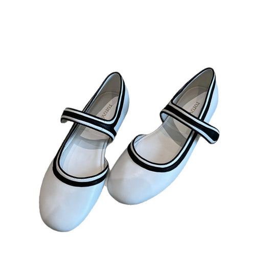 Damen Ballerinas mit modischen Riemchen EB