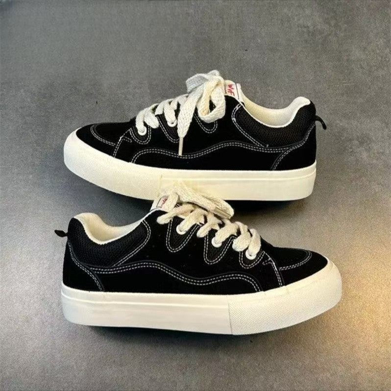 Damen Retro-Lifestyle-Sneaker mit atmungsaktivem Obermaterial und dämpfender Sohle EB