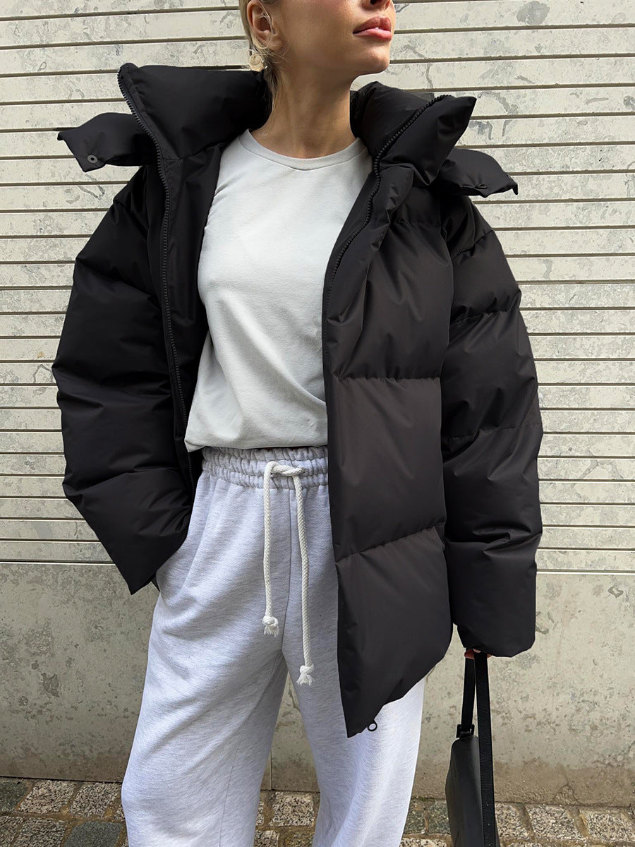 EB | Schönheit Kapuze Lockere Baumwolljacke