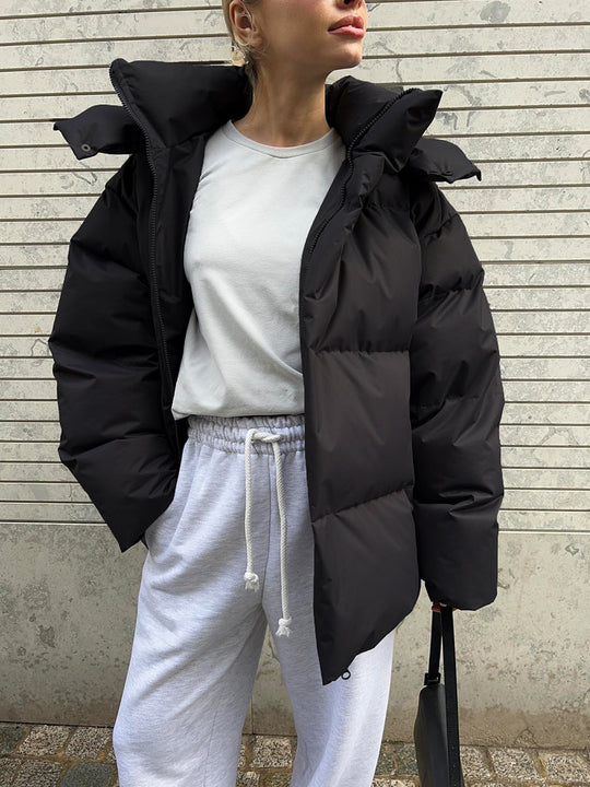 EB | Schönheit Kapuze Lockere Baumwolljacke