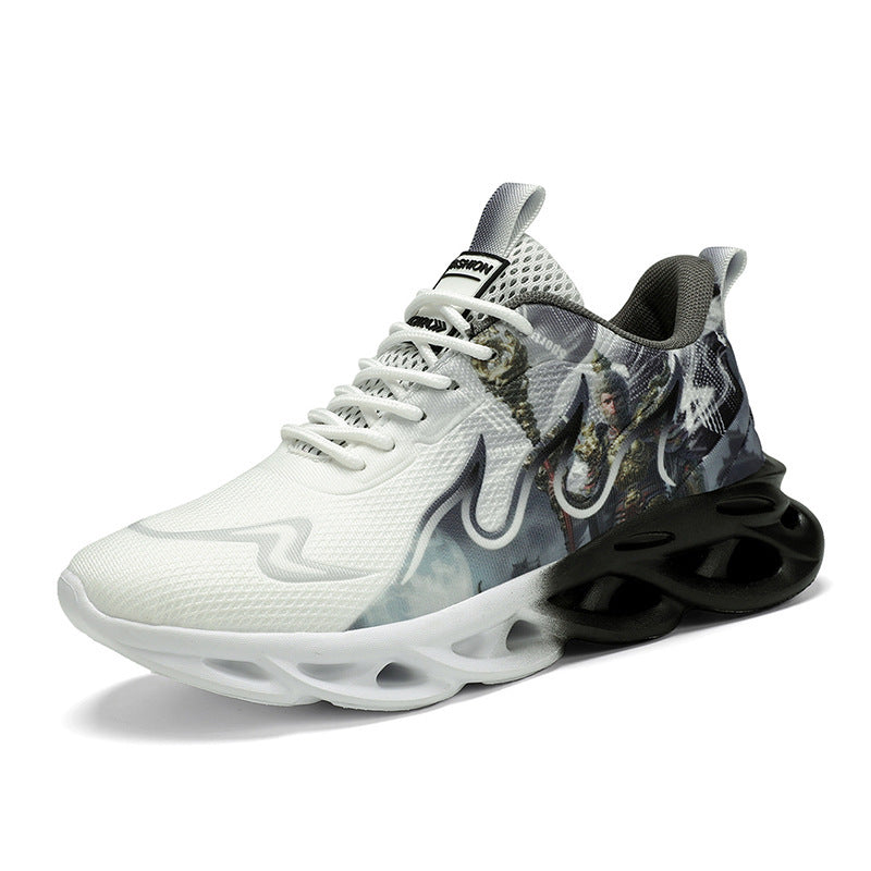 Damen Sportliche Sneakers mit innovativem Designdruck EB