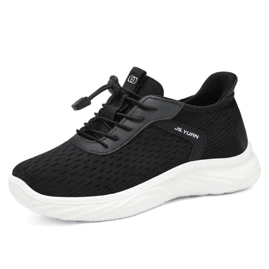 Damen nan leichter Strick-Sneaker mit elastischem Sockeneinstieg, Schnellzug-Schnürung und gedämpfter EVA-Zwischensohle EB