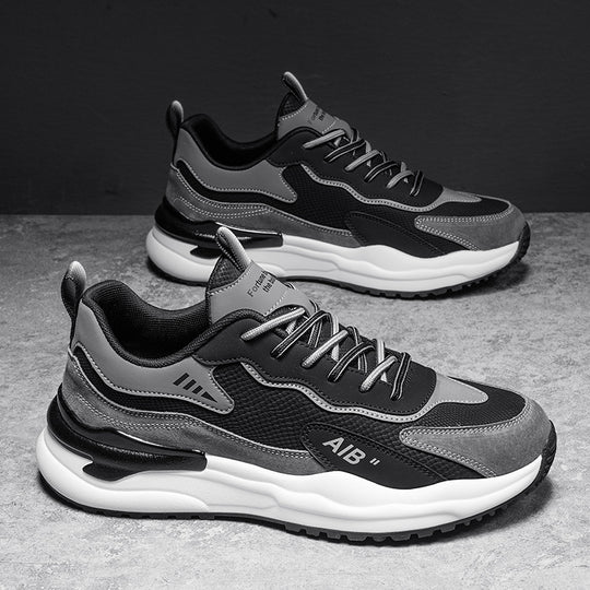 Damen sportliche und modische Sneakers mit rutschfester Laufsohle EB