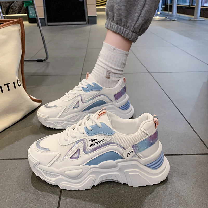 Damen Sportliche Sneaker mit rutschfester Sohle und atmungsaktivem Material EB