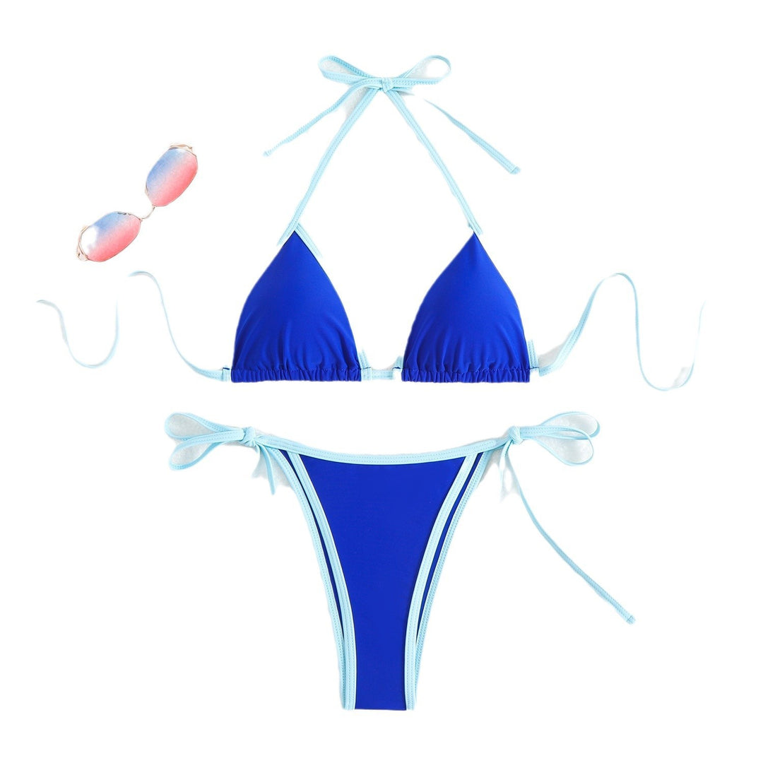Damen Triangel-Bikini mit verstellbaren Trägern EB