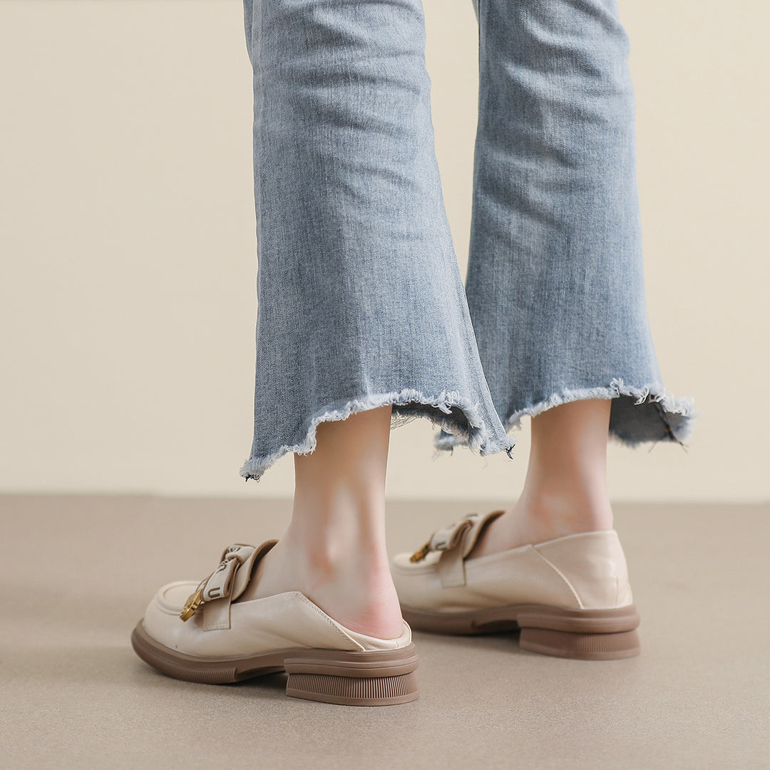 Damen Loafer mit elegantem Schleifen-Detail und bequemem Fußbett EB