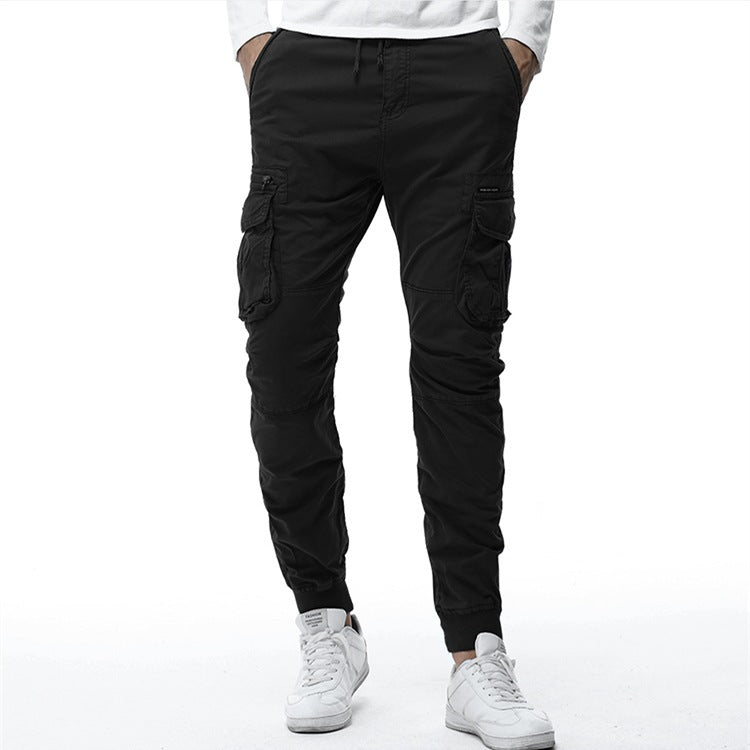 Herren Cargohose mit mehreren praktischen Taschen und elastischem Bund EB