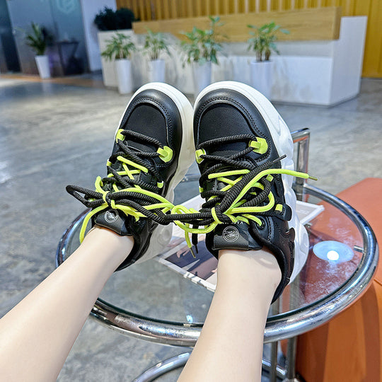Damen Chunky Sneakers mit innovativem Design und atmungsaktiver Obermaterialstruktur EB