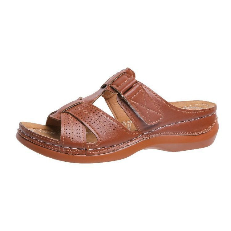 Damen Bequeme Sommerfreizeitsandalen mit ergonomischer Sohle EB