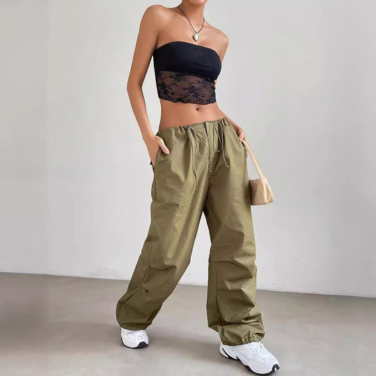 Damen transparente Crop-Top mit floralen Details EB