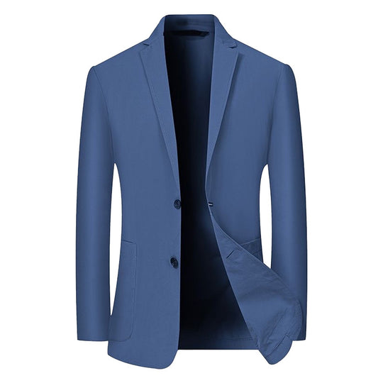 Herren Modernes Stretch Business-Sakko mit schmalem Schnitt und aufgesetzten Taschen EB