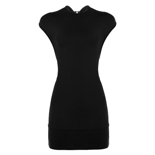 Damen Elegantes Bodycon Kleid mit kurzen Ärmeln und lässiger Passform EB