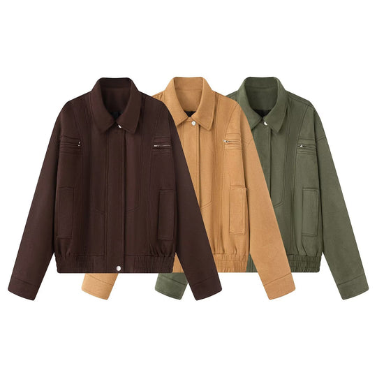 Damen Übergangsjacke im modernen Oversize-Schnitt mit praktischen Taschen EB