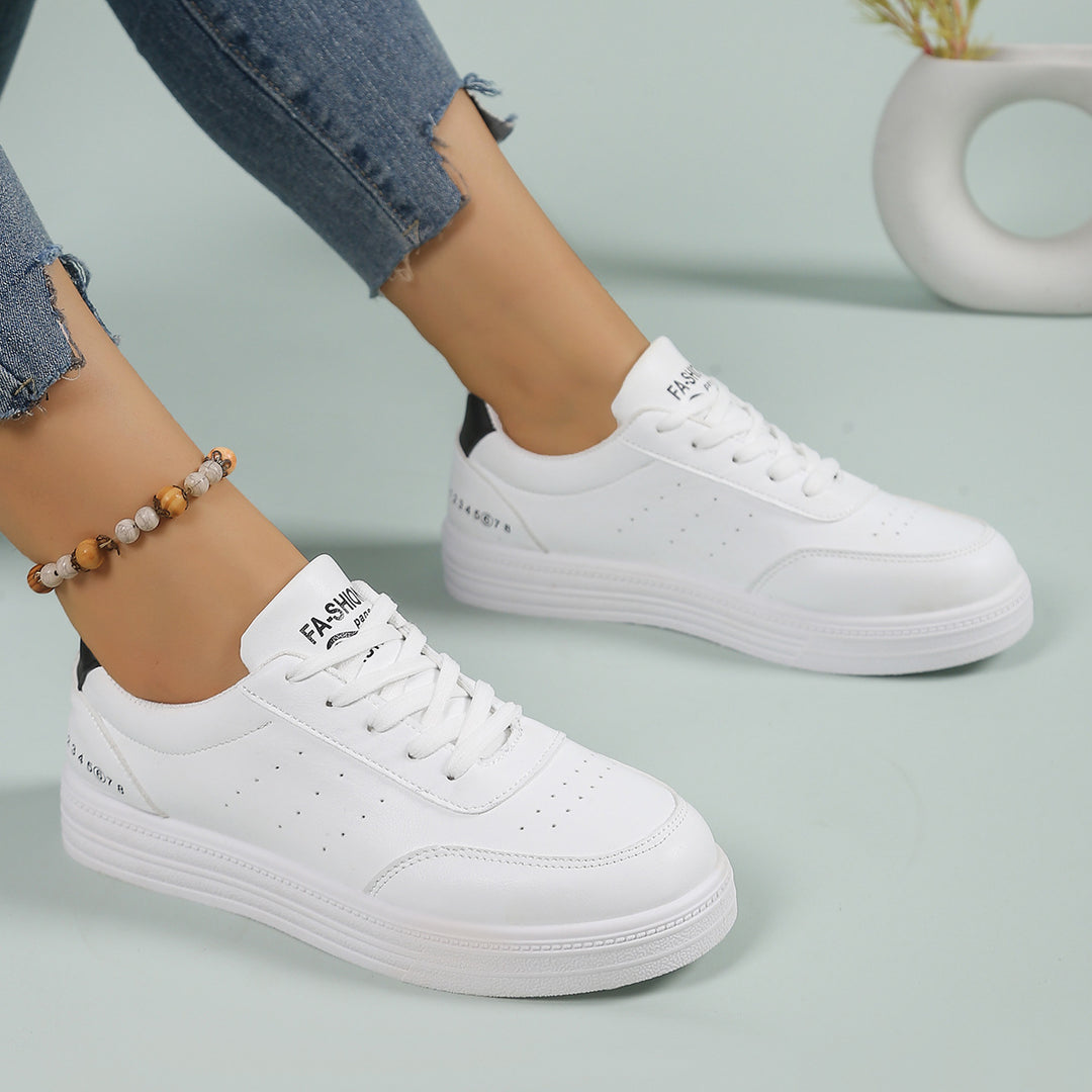 Damen modische Sneakers mit atmungsaktiver Oberfläche und bequemer Laufsohle EB