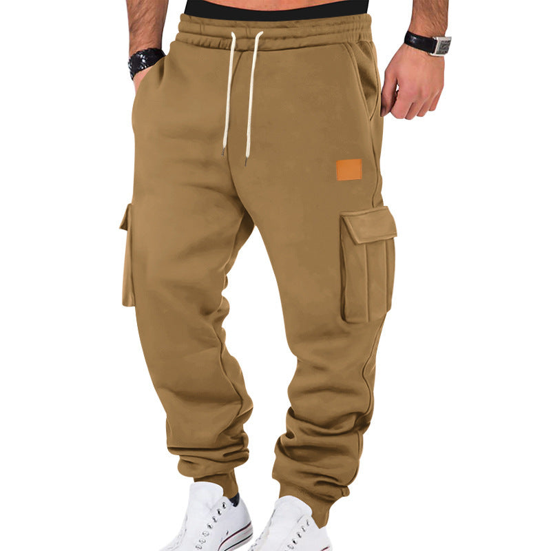 Herren Cargo-Jogginghose mit Seitentaschen und elastischem Bund EB