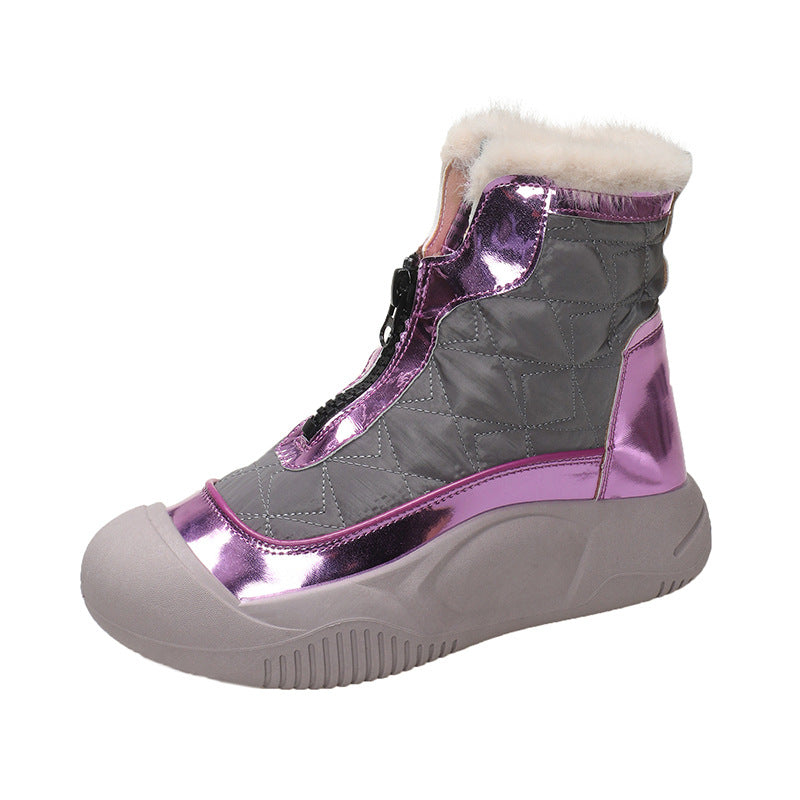 Damen isolierte Winterstiefel mit bequemem Warmfutter EB