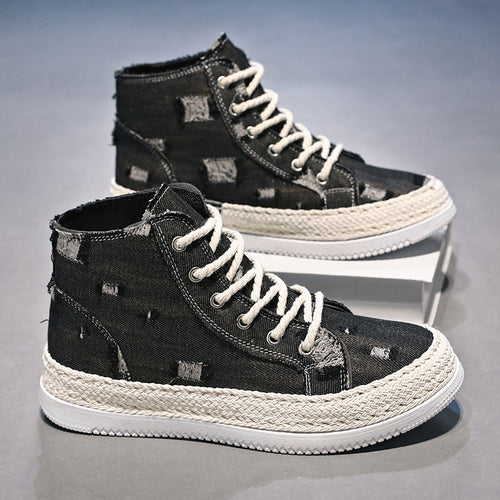 Herren Modische High-Top Sneakers im urbanen Design EB