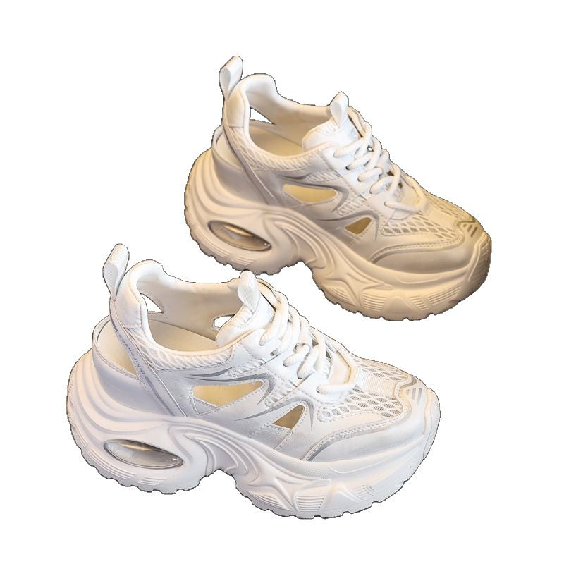 Damen Sportliche Chunky Sneakers mit atmungsaktiver Mesh-Oberfläche und komfortabler Dämpfung EB