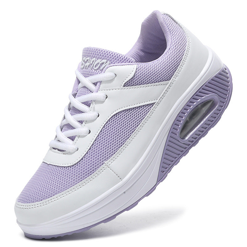 Damen Sportliche Sneaker mit atmungsaktivem Obermaterial und dämpfendem Air-Cushion-System EB