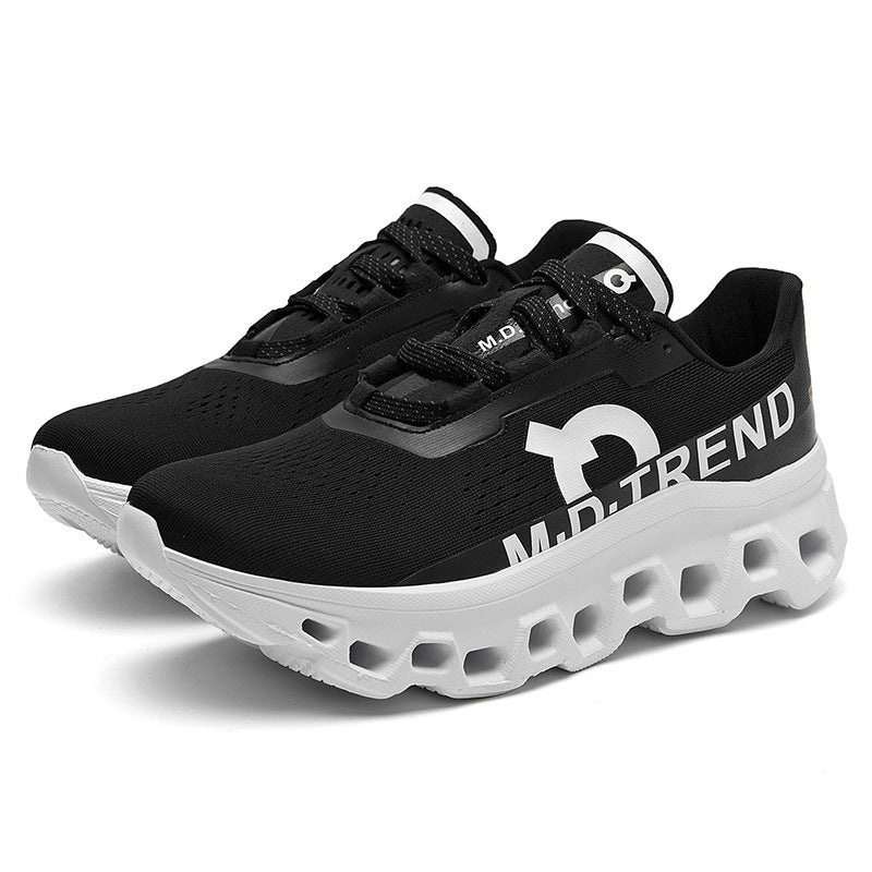 Unisex innovative Hohlkammer-Plateau-Sneaker mit ultraleichter Gittersohle und nahtlosem Mesh-Obermaterial EB
