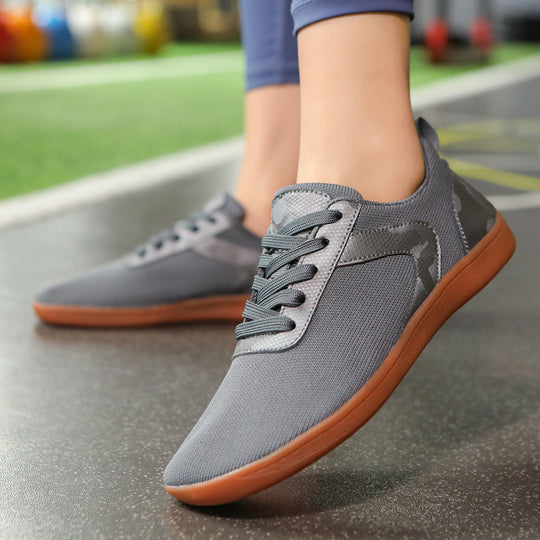 Damen Sportliche Sneakers mit atmungsaktivem Obermaterial und flexibler Laufsohle EB