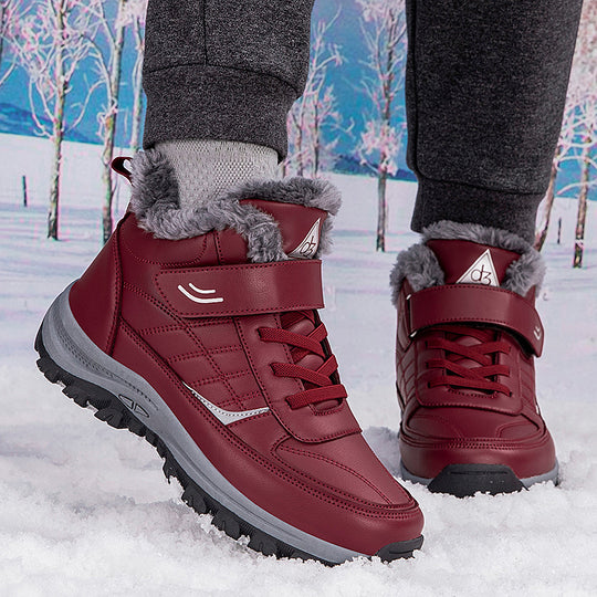 Damen isolierte Winterstiefel mit praktischem Klettverschlusssystem EB