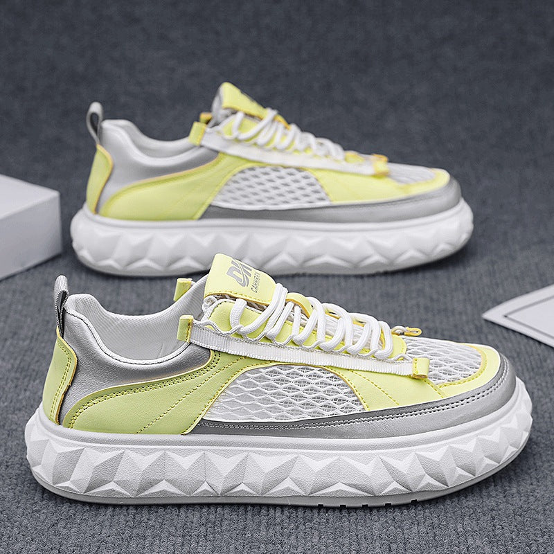 Damen Sportliche Sneakers mit atmungsaktiver Mesh-Oberfläche und dämpfender Sohle EB