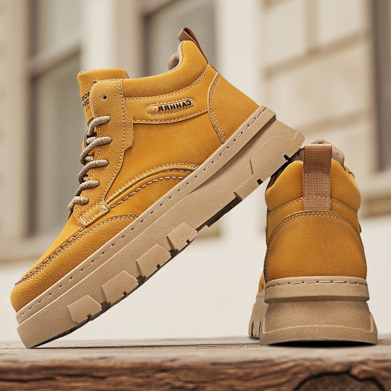 Damen modische Winterboots mit robuster Profilsohle und weichem Innenfutter EB